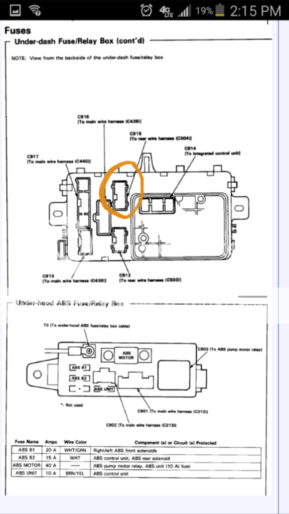 30 95 Acura Integra Fuse Box Diagram - Wiring Database 2020